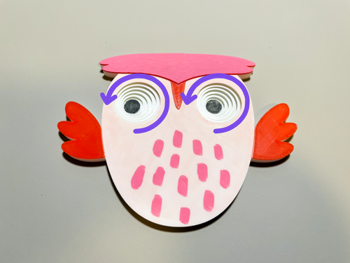 眼珠会转动的猫头鹰-封面